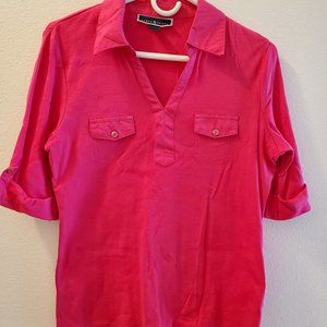 Karen Scott Shirt half sleeve (Pink)